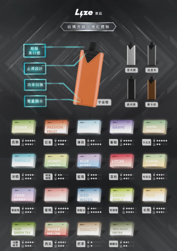 Lyze萊茲電子菸主機 【通用東京魔盒煙彈】東京魔盒推薦