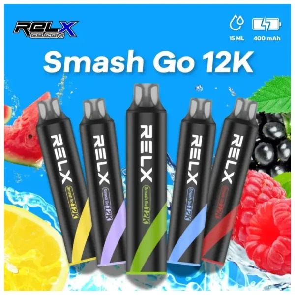 RELX12000口 relx抛棄式悅刻Smash Go12000口電子煙 一次