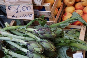 Fresh artichokes