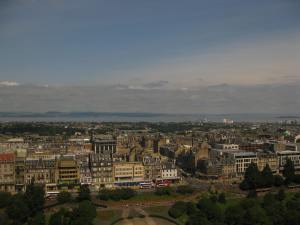 View of Edinburgh to the Firth of Forth